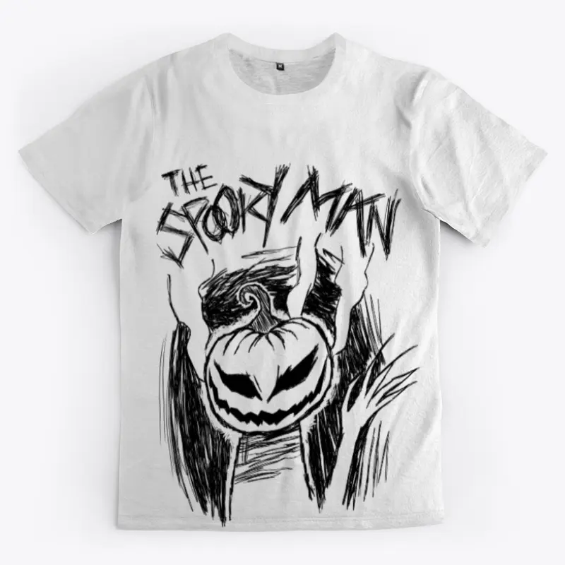 The Spookyman Sketch Design (White)